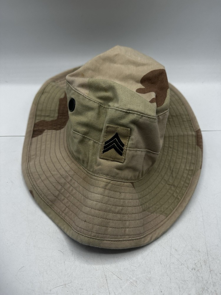 USA USGI - Boonie Hat DCU Desert Combat Uniform Medium E-5 E5 Sergeant