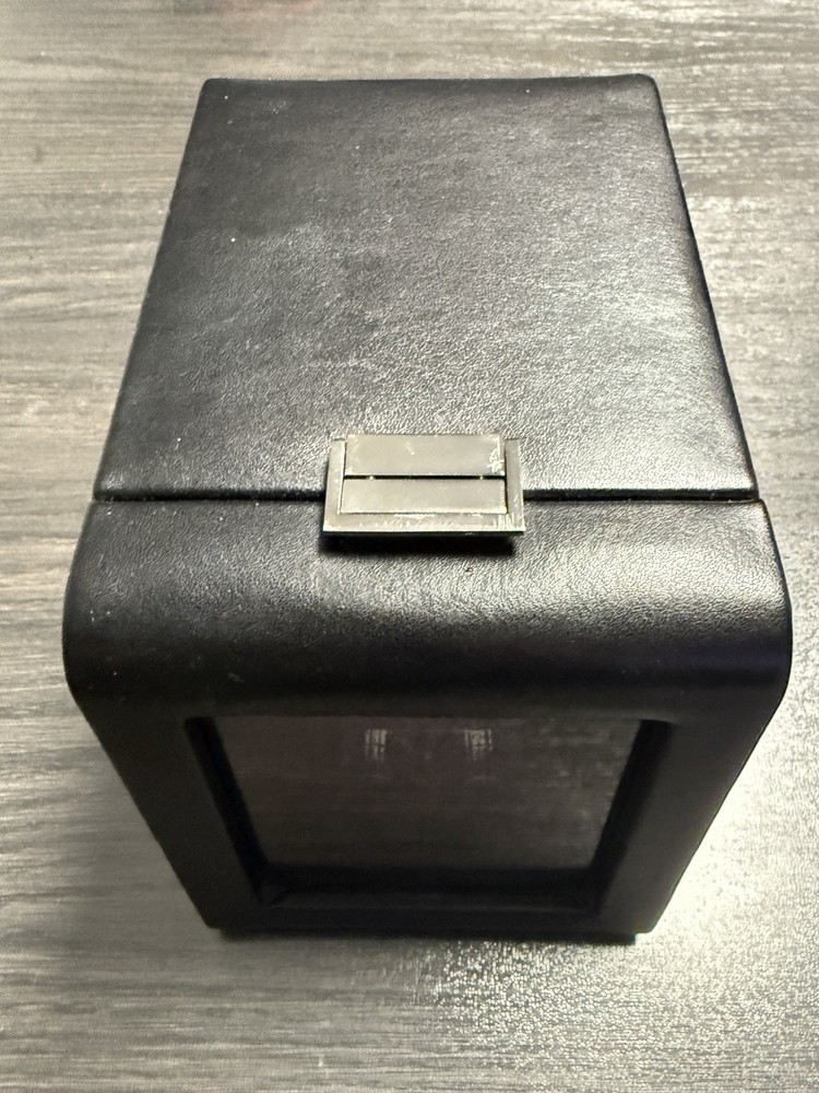 WOLF Heritage Module 2.1 • Automatic Single Watch Winder & Accessories (Black)