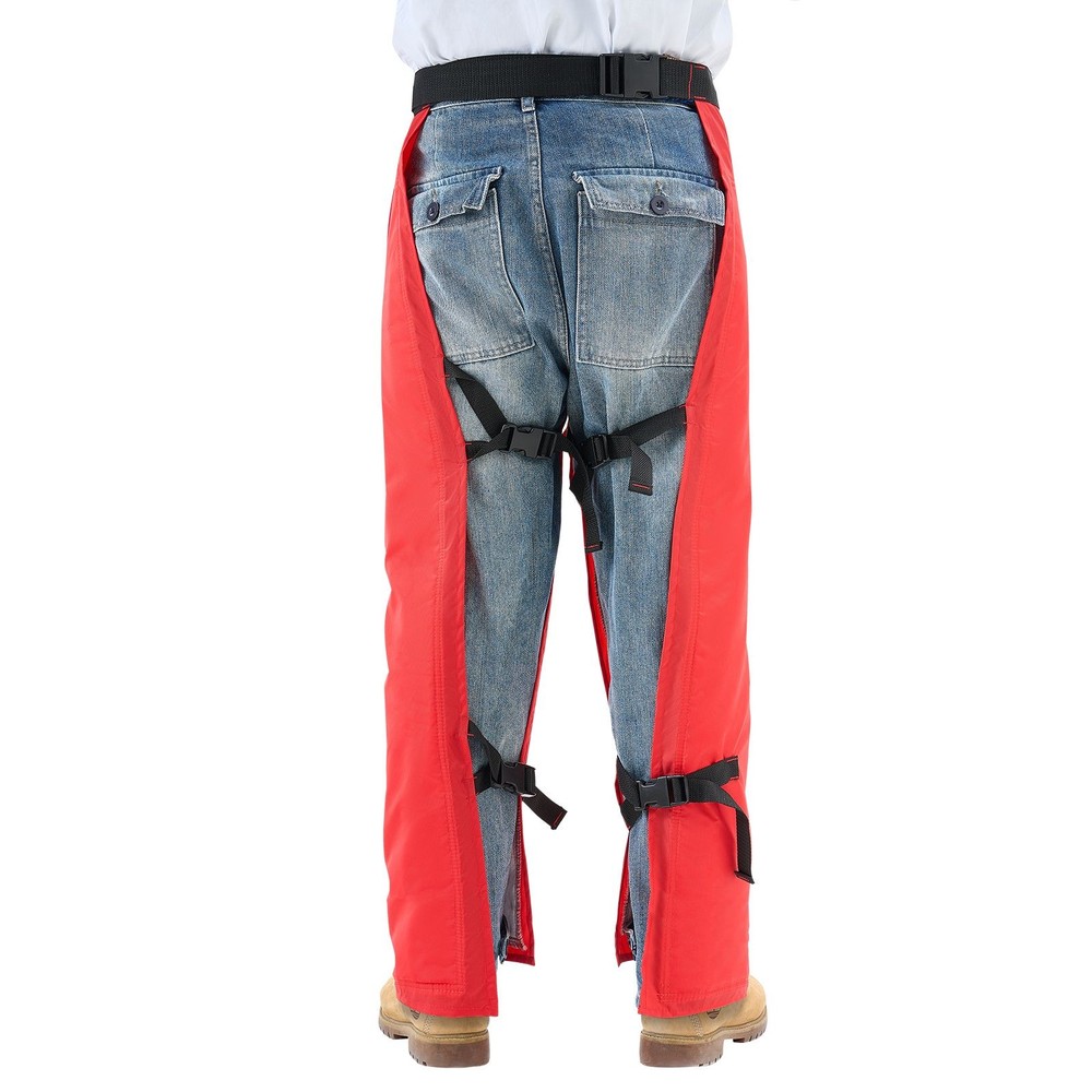 Apron Style Chainsaw Chaps, Class C, 8 Layers Chainsaw Pants with Adjustable Bel