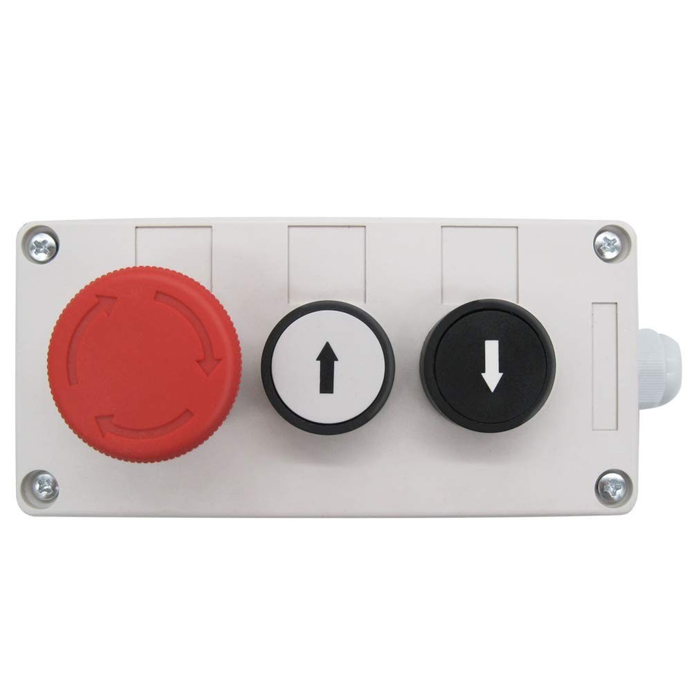 Up-Down Momentary Switch Control Red Mushroom Emergency Stop Button
