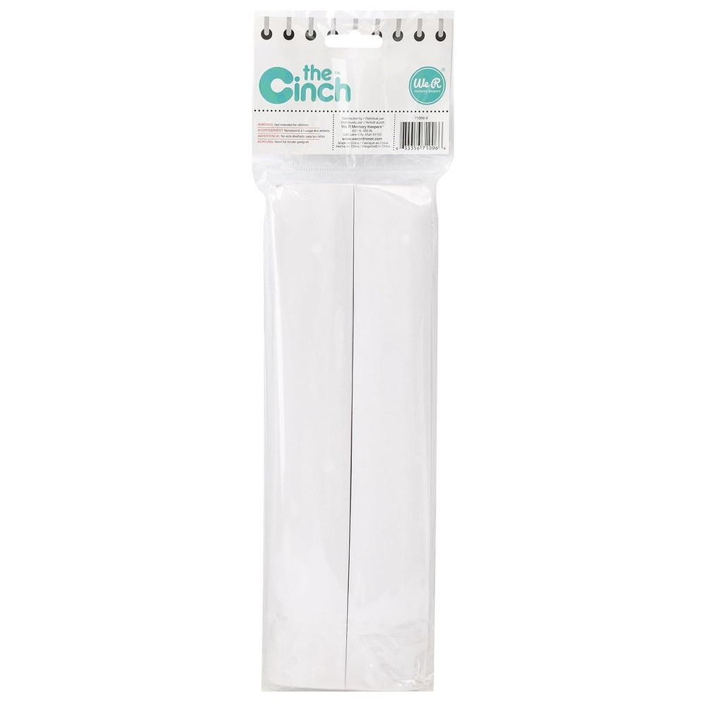 Creative 1-Inch White Binding Wire - Ideal for Crafts & Book Projects (2 Pack)