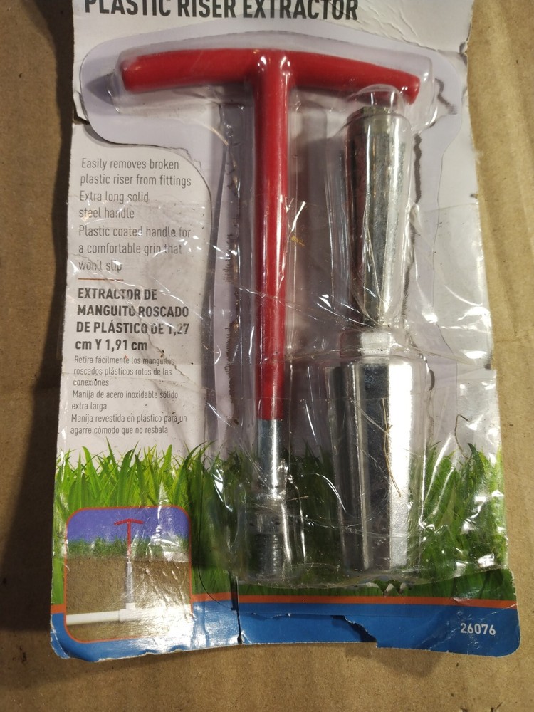 Irrigation Sprinkler Tool - Plastic Riser Extractor - 1/2 in. to 3/4 in. - Orbit