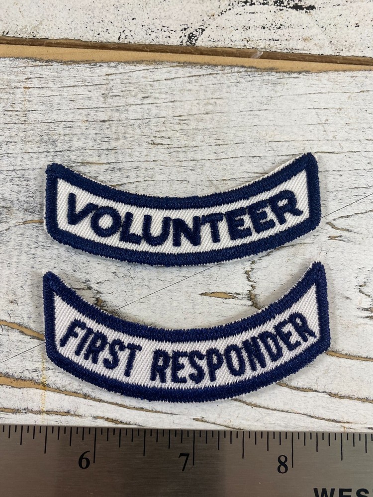 Volunteer and First Responder Patch