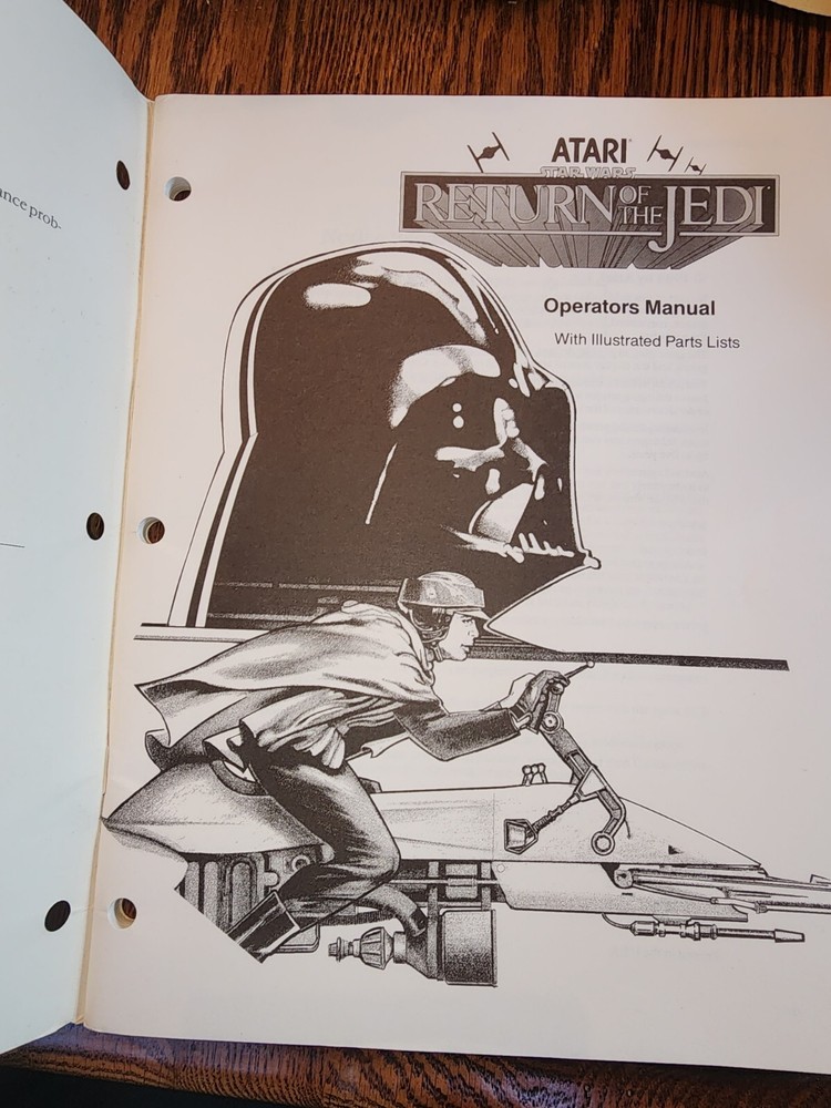 Return Of The Jedi Arcade Manual Atari