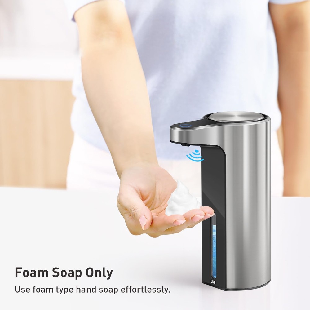 Automatic Foaming Soap Dispenser, Touchless Foam Hand Soap Dispenser for Bath...