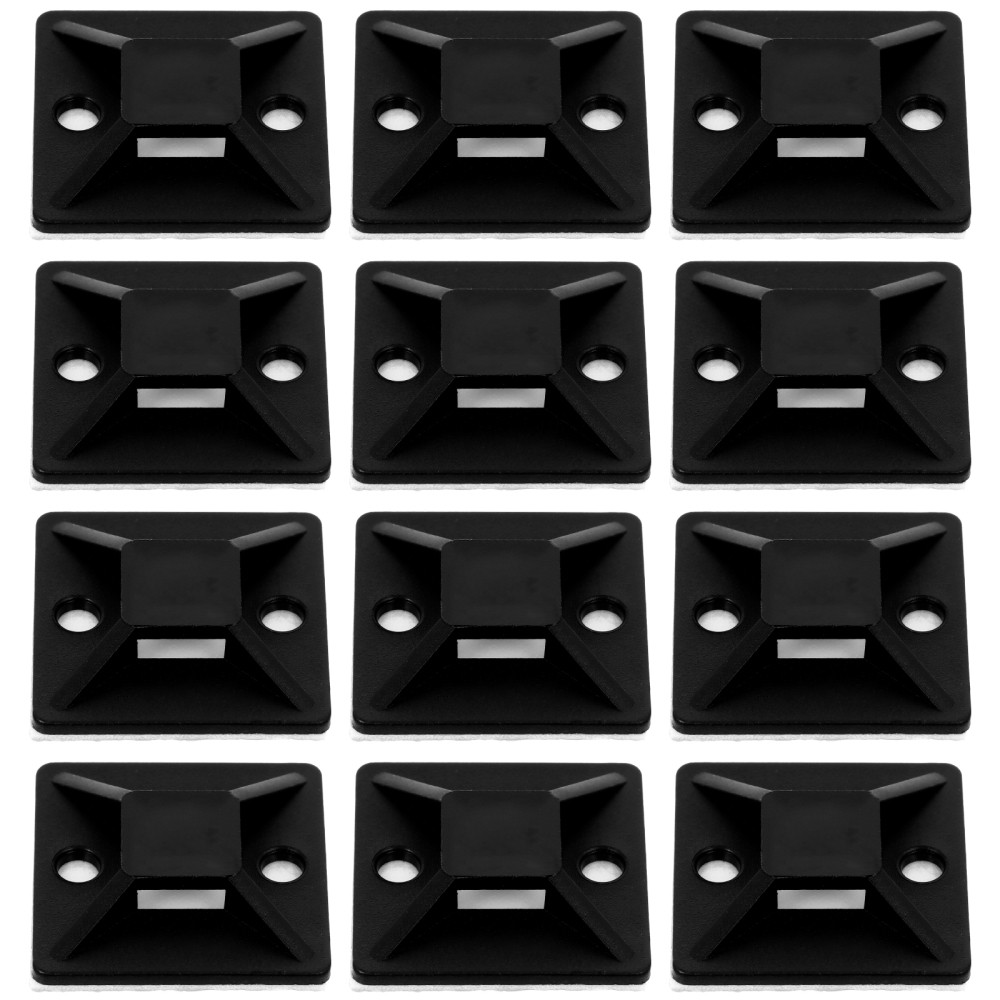 100 Pcs Cable Clips Multipurpose Tie Self-adhesive Buckle Fixator Wire