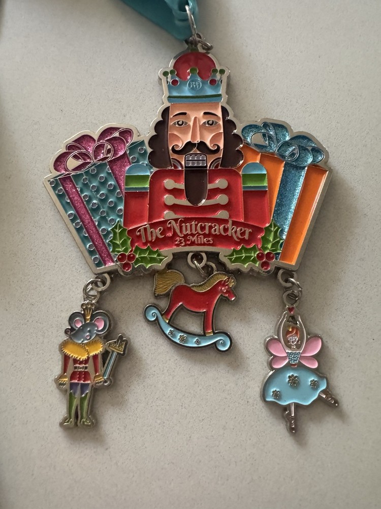 Yes Fit Running Marathon Finisher Medal Nutcracker