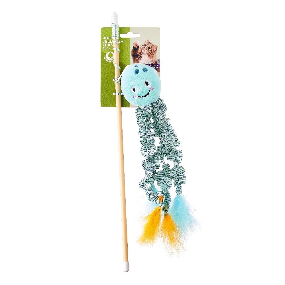(2 pack) Cat Toy - Jellyfish Teaser with Catnip