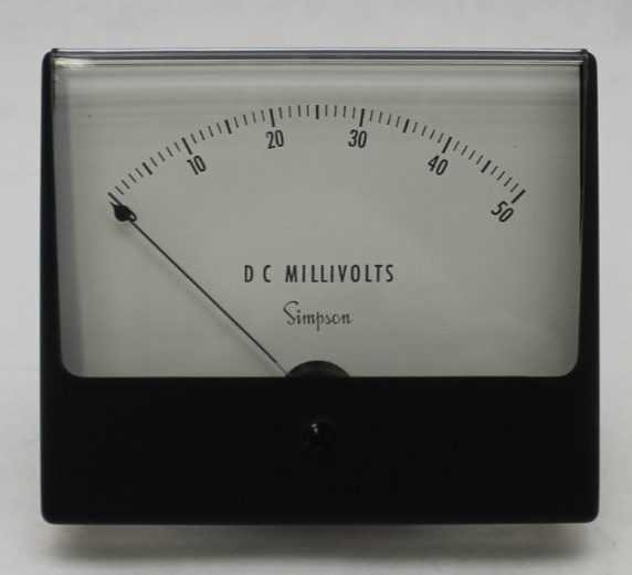 Simpson 1329-7030 Analog Panel Meter