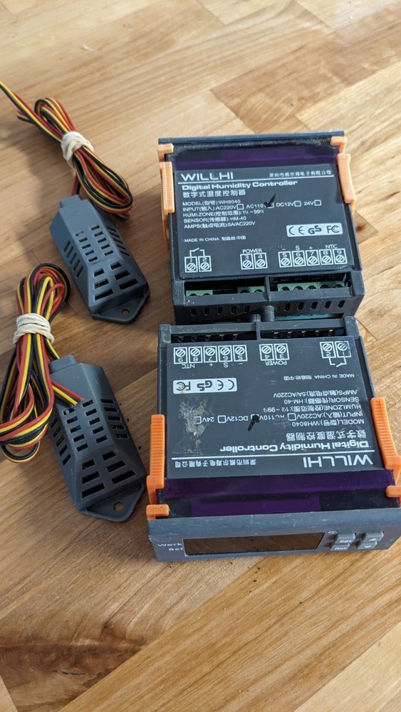 WILLHI WH8040 Digital Humidity Controller Electronic Humidity Control 12v