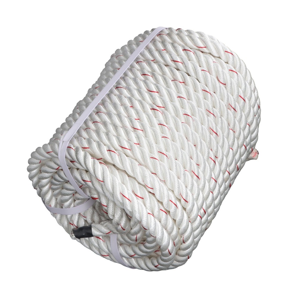 3/4" ×120ft Polyester Braided Rope 2038lbs Breaking Strength Strong Pulling