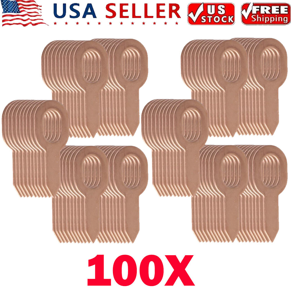 100x Dent Puller Rings Spot Welding Welder Car Body Panel Pulling Washer Tool