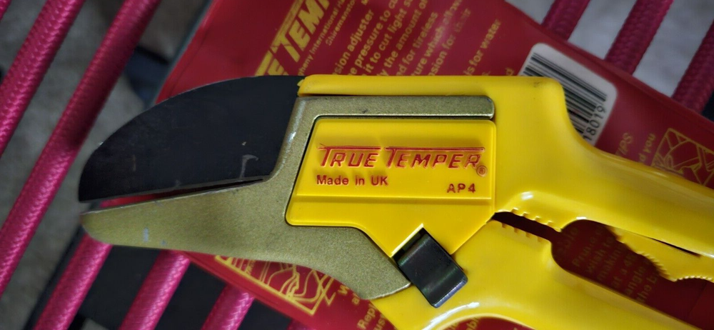 True Temper AP4 Adjustable Anvil Hand Pruner MADE IN UK
