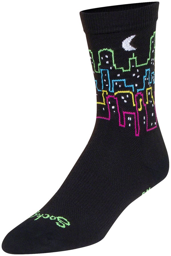 SockGuy After Hours Crew Socks - 6", Small/Medium