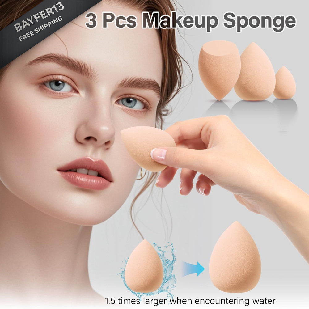 Makeup Brushes Set, Mlemle Professional 26 Pcs Kit, Include Yellow