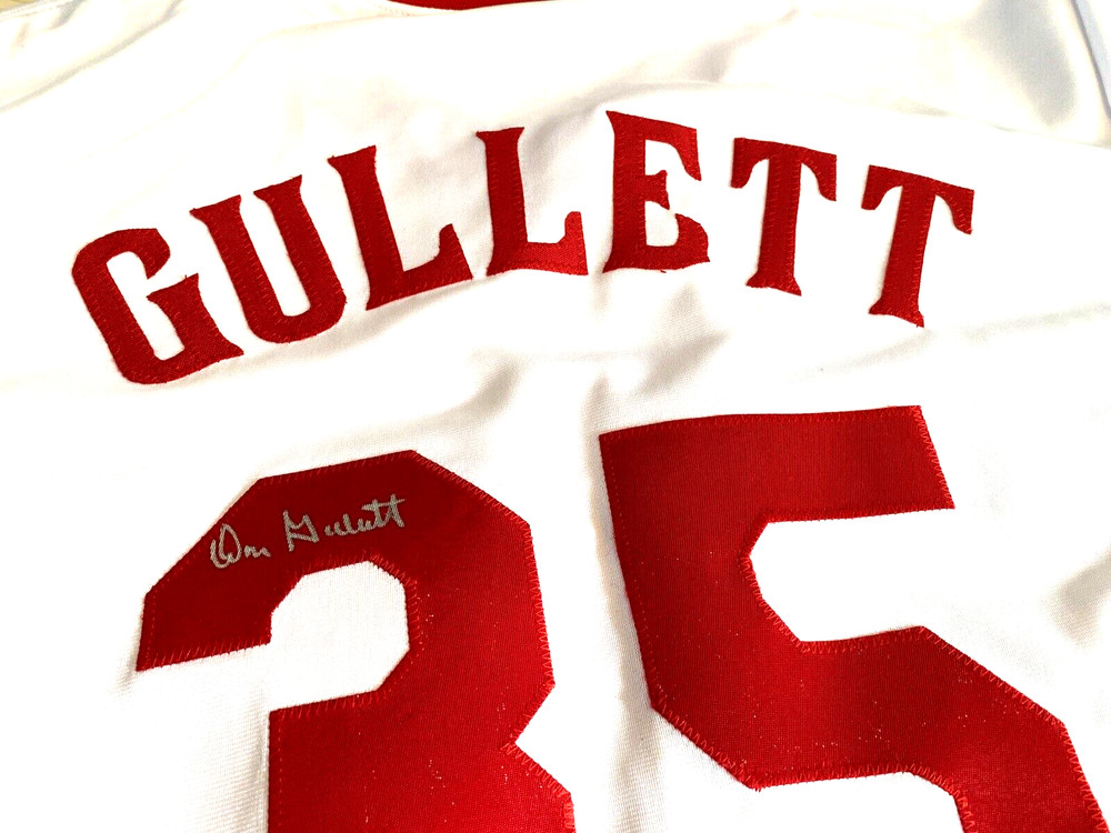 Don Gullett Signed Reds Jersey -JSA Authenticated