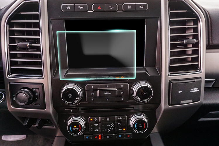 Crystal Clear Screen Protector for 2018 Ford F-250 8in Vehicle Navigation