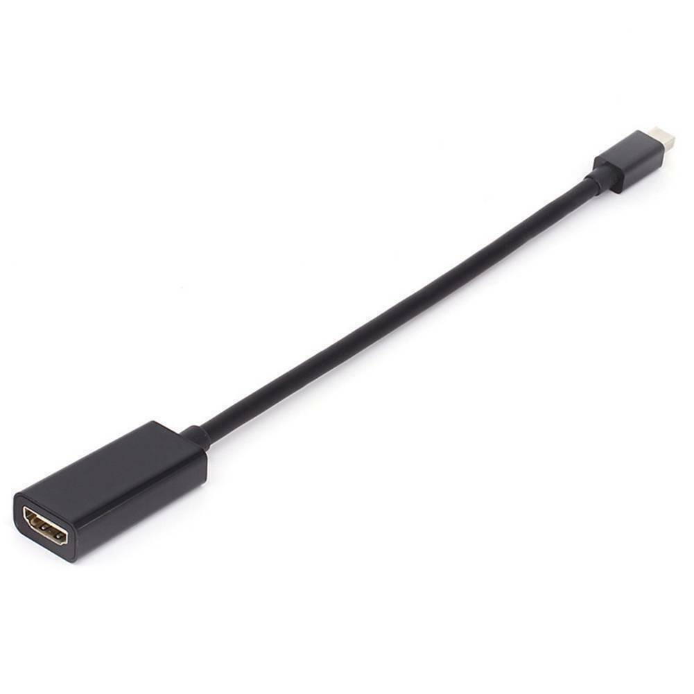 Mini DisplayPort Thunderbolt To HDMI Adapter For Microsoft Surface Pro 2 3 4 BLK