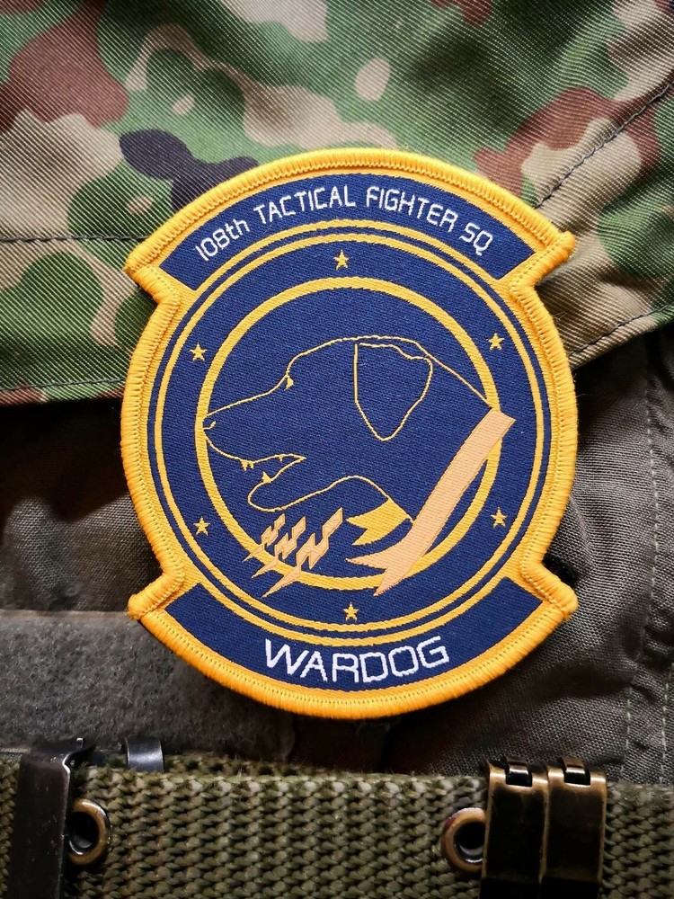 Ace Combat 5 Unsung War Wardog Razgriz Squadron morale hook & loop airsoft patch
