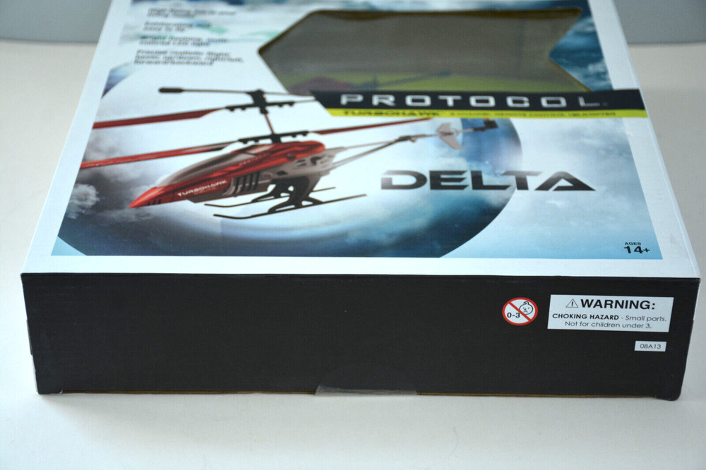 Protocol TurboHawk 3 Channel Remote Control Helicopter DELTA (red) Sealed NIB