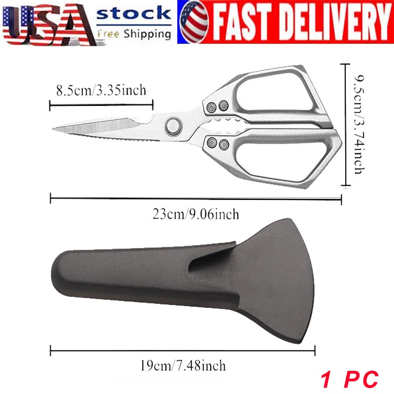 1PC kitchen multi functional stainless steel scissors strong chicken bone