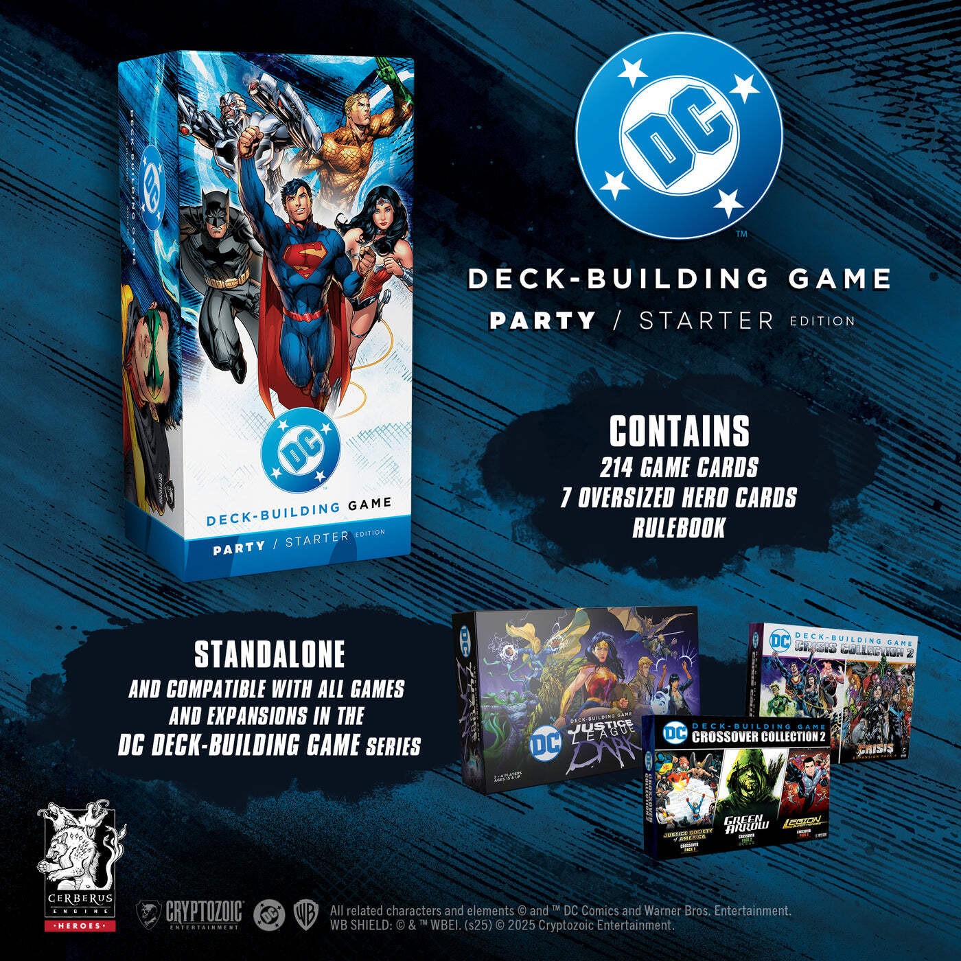 DC Comics Deck Building Game - Party Starter Edition - Cryptozoic Entertainment