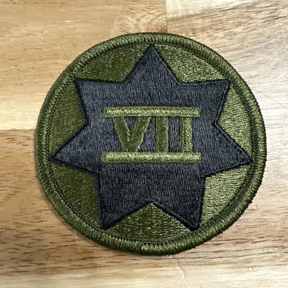 Vintage United States Army 7th Corps Subdued Patch