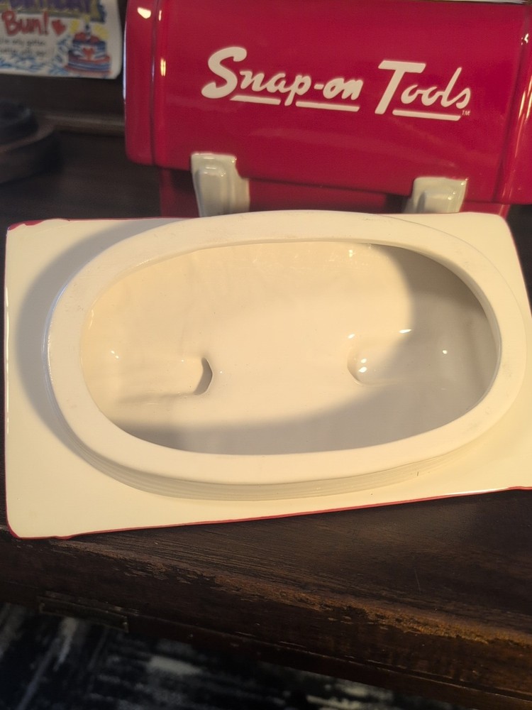 Red Snap-On Tool Box Cookle Jar