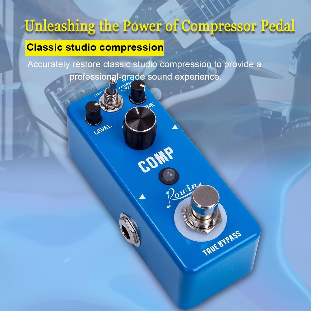 Compressor Pedal Comp Effect Pedal for Guitar