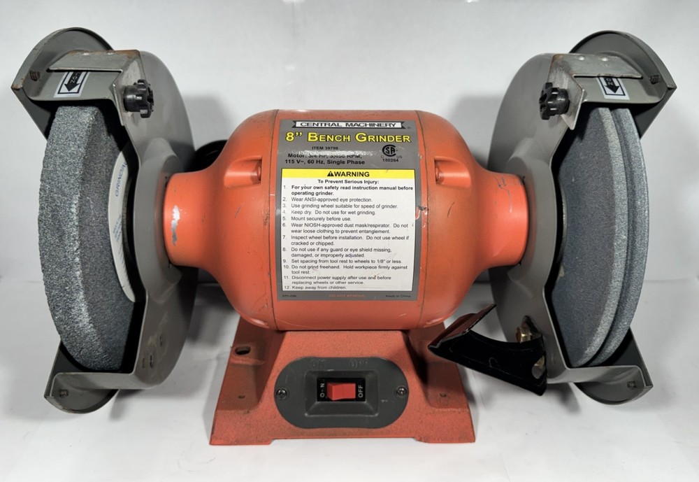 Central Machinery 8" Bench Grinder