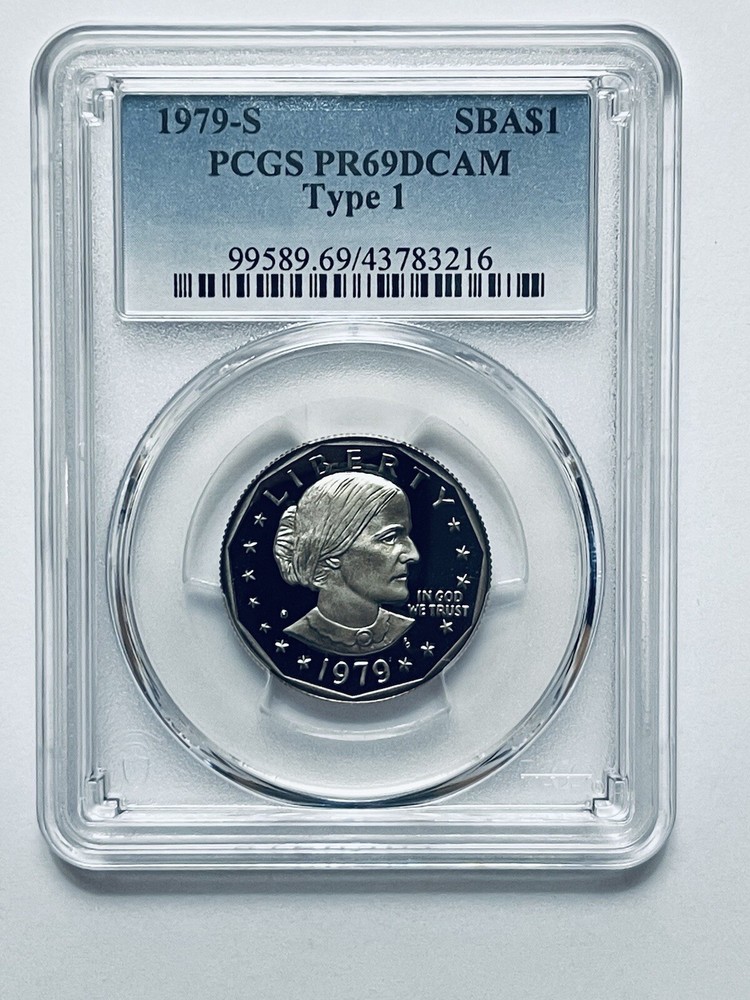 1979-S Susan B. Anthony Dollar PCGS PR69DCAM Type 1