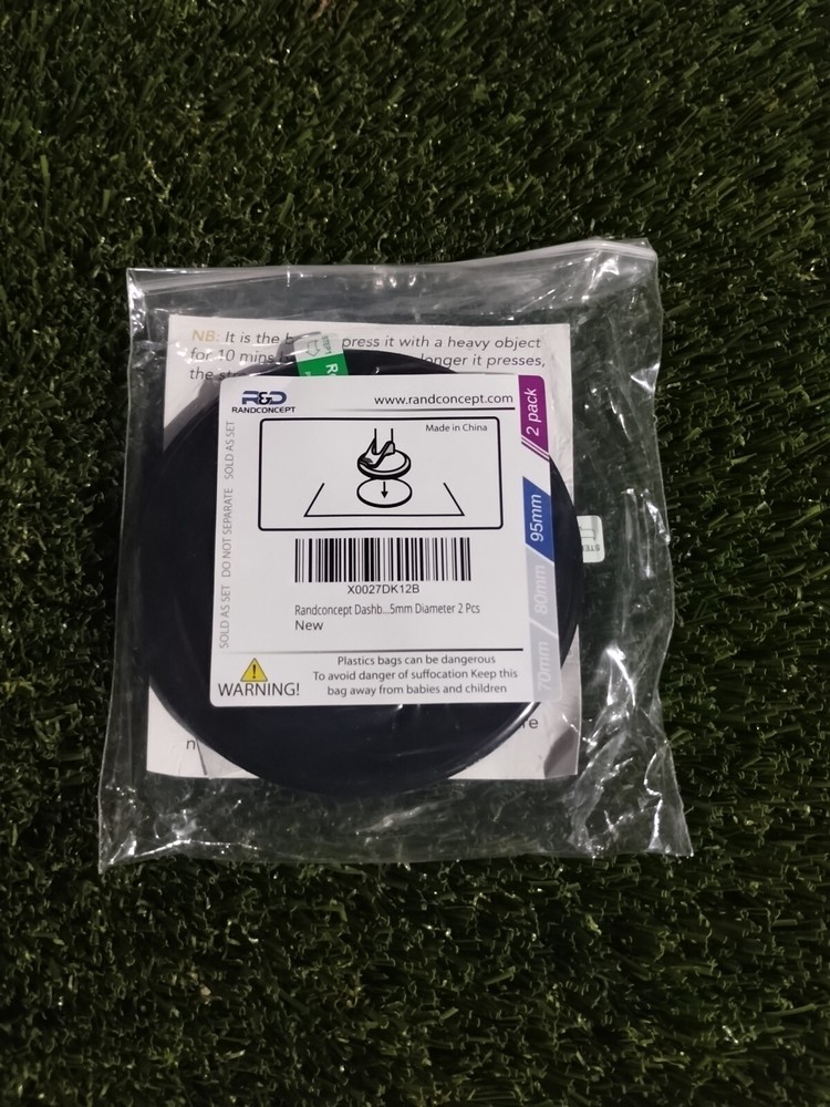 Randconcept - 95mm 3M VHB Adhesive Dashboard Pad Mounting Disk for Suction