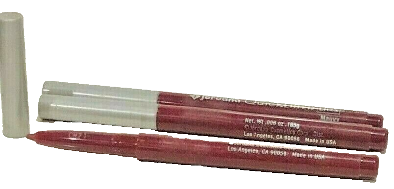 JORDANA QUICK LINER MAUVY 3 RETRACTABLE LIPLINERS NO SHARPENER NEED