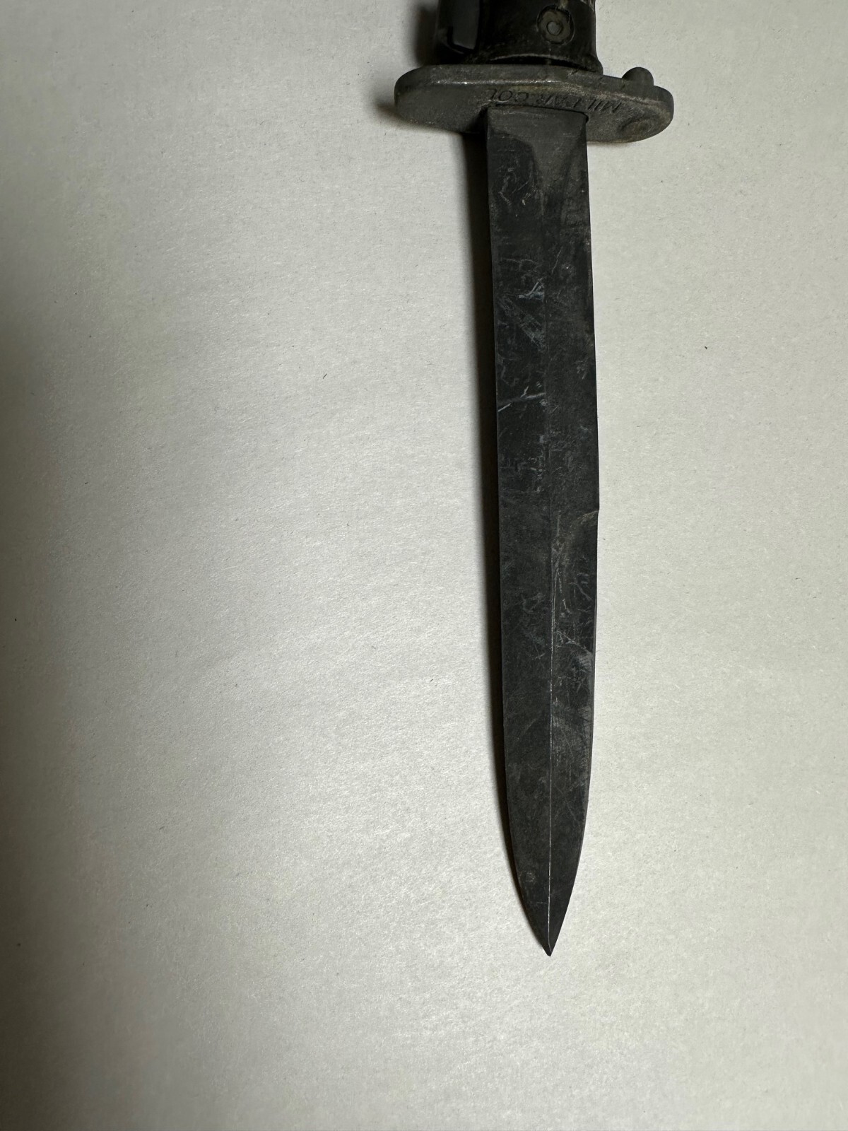 US GI M1 GARAND M5A1 BAYONET WITH M8A1 SCABBARD. SOLD "AS IS".