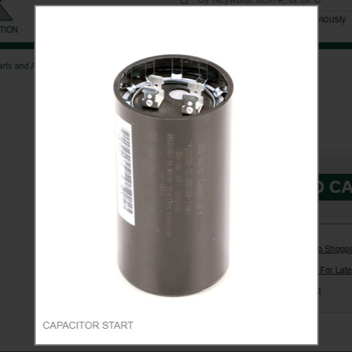 Capacitor Start # 9181003-54