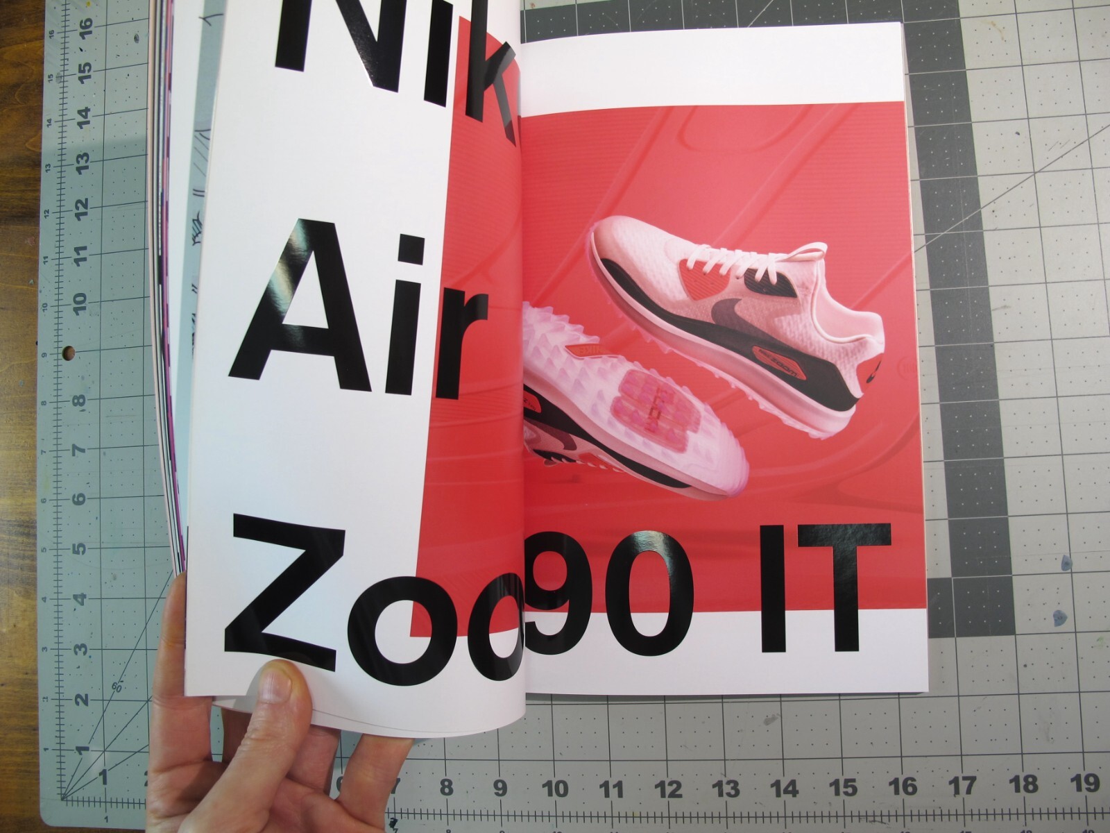 vtg 2010s Nike I LOVE DUST promotional design softcover Book