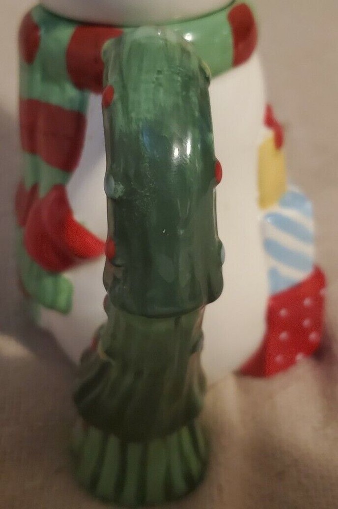 Snowman Mug 8" Tall, Christmas, Pfaltzgraff