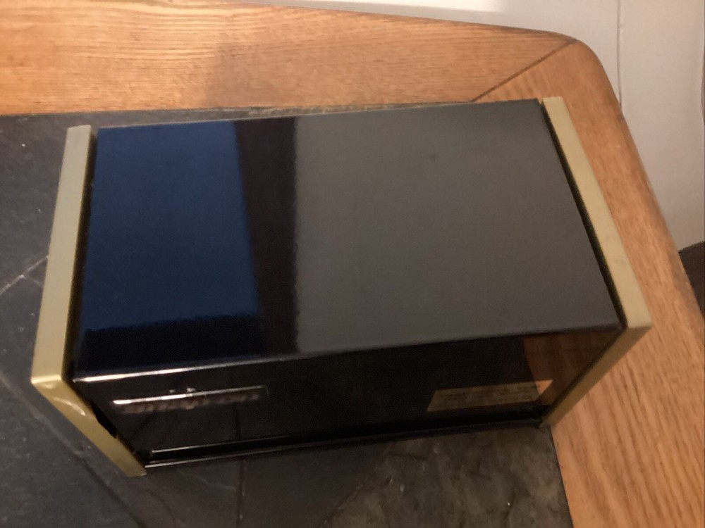 Snap On Tools 1998 Master Tech 3 Drawer Mini Micro Tool Box Back with Gold Trim