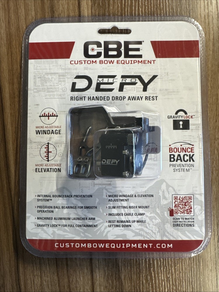 NEW CBE Defy Micro Drop Away Rest RH