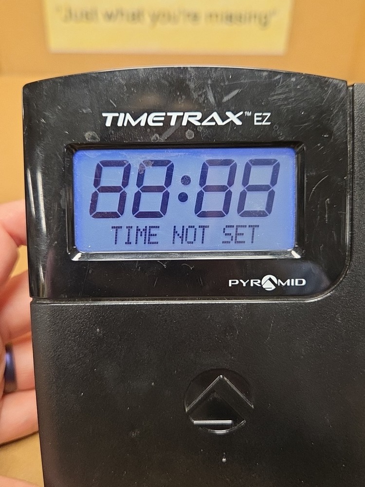 Pyramid TimeTrax EZ Swipe Terminal Time Clock *UNTESTED