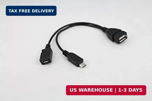 2 Pack OTG Cable Replacement for Fire Stick 4K, Amazon Fire TV, Compatible with