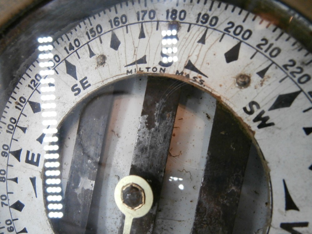 ANTIQUE STAR PATHFINDER COMPASS-BINNACLE "STAR COMPASS CO."