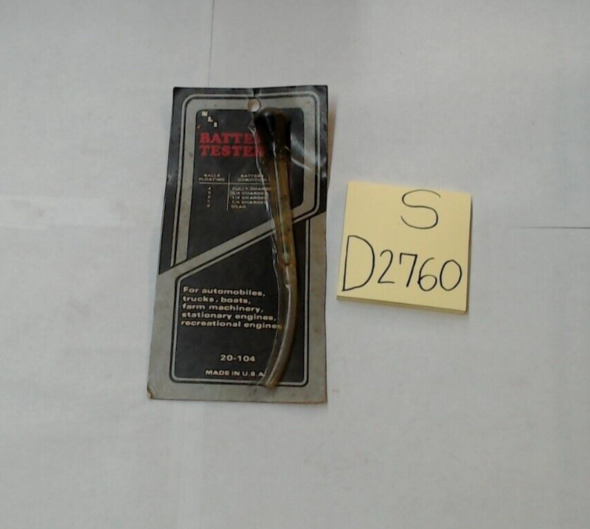Pocket Battery Tester 20-104