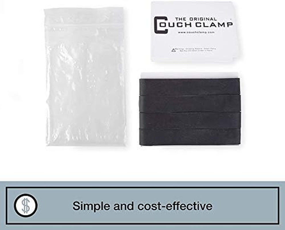 Sectional Connectors (4 Pack) – Keep Cushions from Sliding, Easy Install Straps,