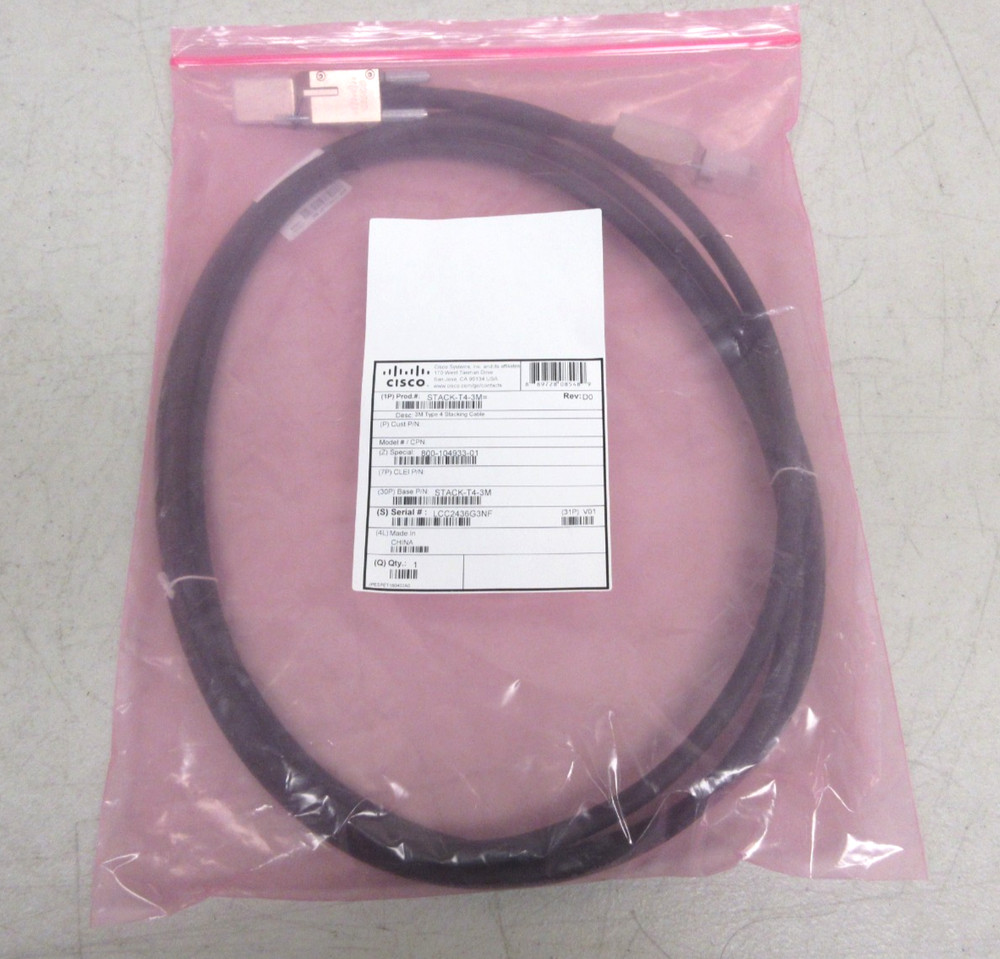 Cisco C9200 3M Type 4 Stacking Cable STACK-T4-3M *NEW*