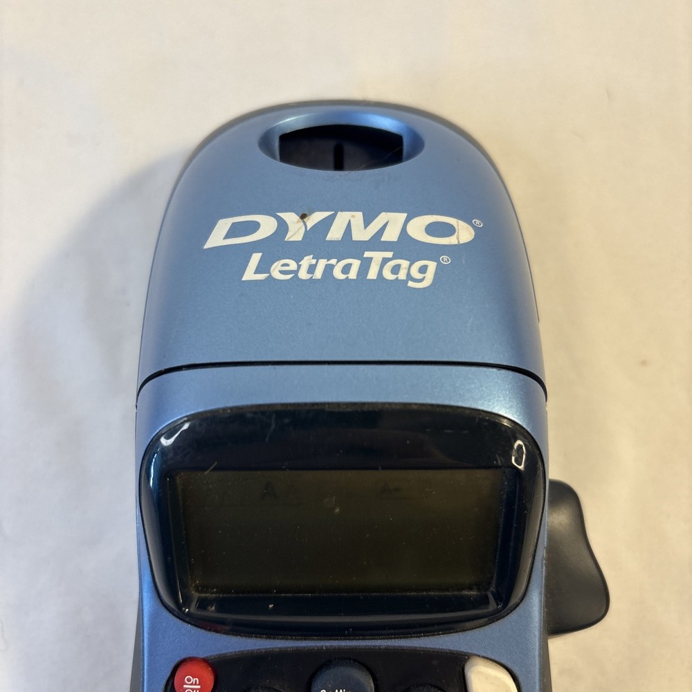 Dymo Letratag Label Maker Handheld Portable Tested Organization Tool Battery