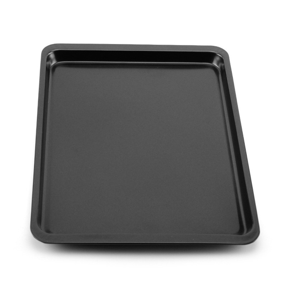 Rectangular Carbon Steel BBQ Cooking Plate Non Stick Pizza Bakeware Tray