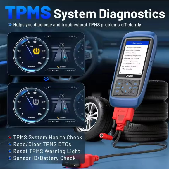 XTOOL TP150 TPMS Programming Tool Kit Universal TPMS Relearn/Reset/Activate