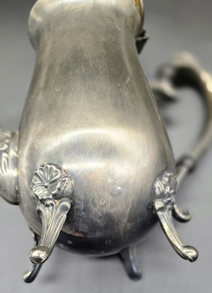 Vintage Silver Plated Tea Coffee Pot 10in