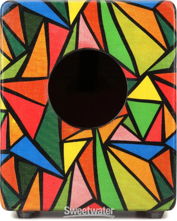Latin Percussion World Beat Cajon - Small, Multicolor